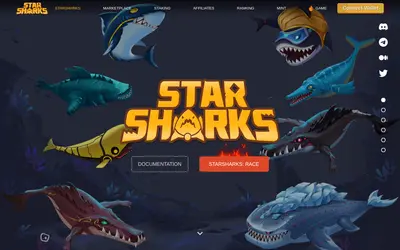 Website screenshot of StarSharks (2026-05-21)