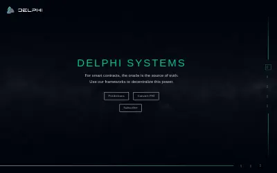 Website screenshot of Delphi Systems (2026-05-23)