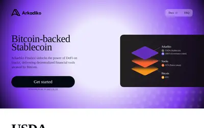 Website screenshot of Arkadiko (2026-05-21)