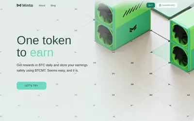 Website screenshot of Minto (2026-05-22)