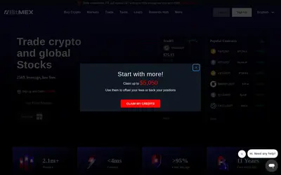 Website screenshot of BitMEX (2026-05-21)