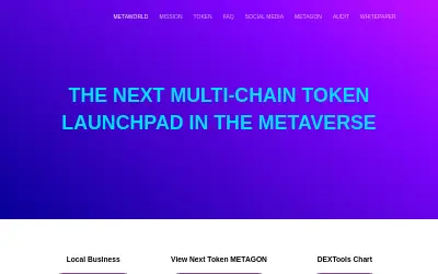 Website screenshot of METAWORLD (2026-05-24)