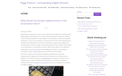 Website screenshot of Piggy Finance (2026-05-24)
