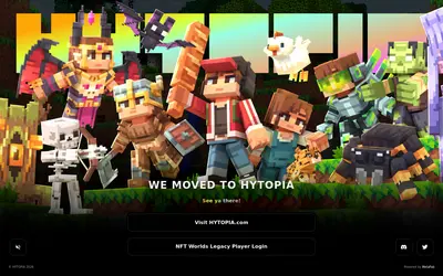 Website screenshot of NFT Worlds (2026-05-22)