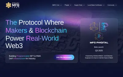 Website screenshot of Smart MFG (2026-04-26)