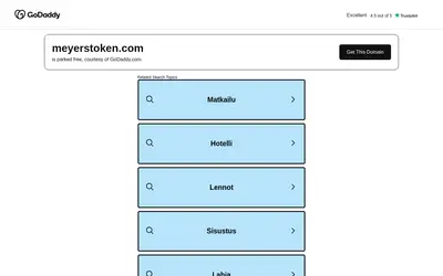 Website screenshot of Meyers Token (2026-04-26)