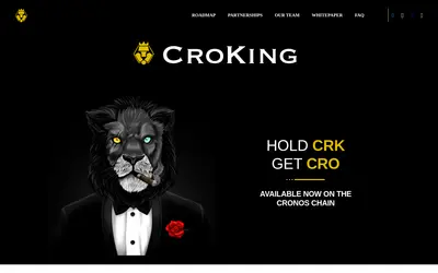 Website screenshot of Croking (2026-05-19)