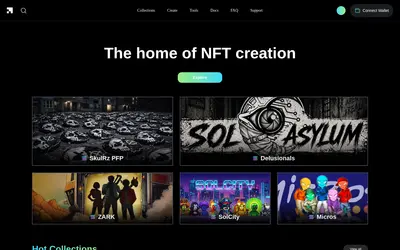 Website screenshot of LaunchMyNFT (2026-05-21)