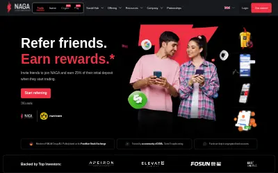 Website screenshot of NAGA (2026-05-29)