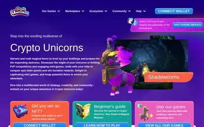 Website screenshot of Unicorn Milk (2026-05-22)