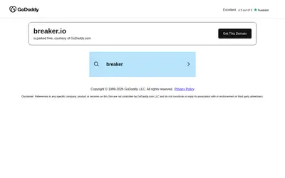 Website screenshot of Breaker (2026-05-21)