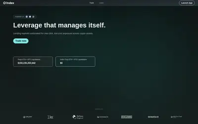 Website screenshot of Index Coop - MATIC 2x Flexible Leverage Index (2026-04-25)