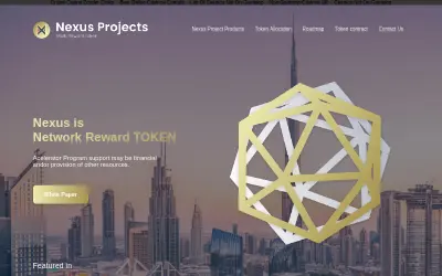 Website screenshot of Nexus Dubai (2026-05-30)