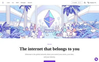 Website screenshot of Ethereum (2026-04-25)