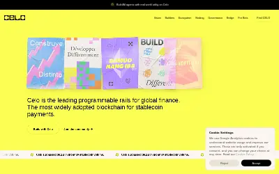Website screenshot of Celo (2026-05-23)