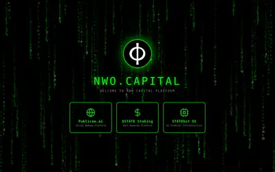 Website screenshot of New World Order (2026-04-25)
