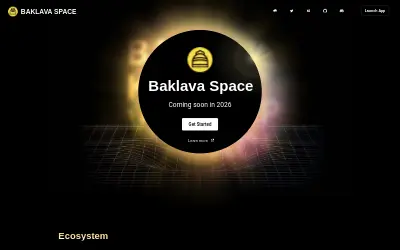 Website screenshot of Baklava (2026-05-30)