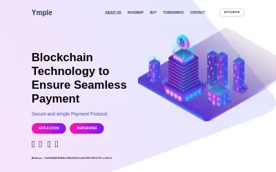 Website screenshot of Ymple (2026-05-30)