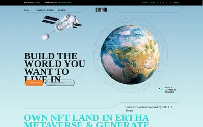Website screenshot of Ertha (2026-04-24)