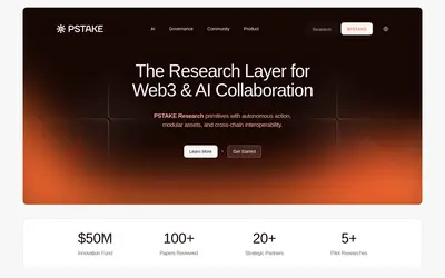 Website screenshot of pSTAKE Finance (2026-04-24)