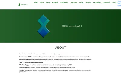 Website screenshot of SUB1X (2026-04-25)