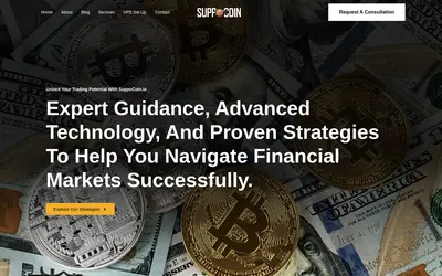 Website screenshot of SuppoCoin (2026-04-25)
