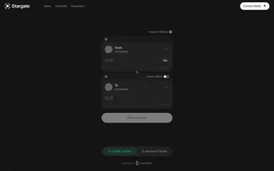 Website screenshot of Stargate Finance (2026-04-26)