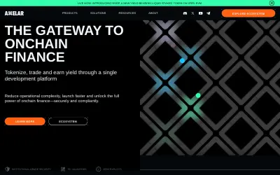 Website screenshot of Axelar Network (2026-05-24)