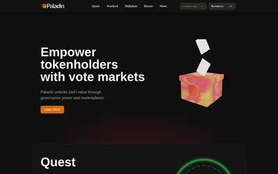 Website screenshot of Paladin (2026-05-21)