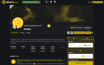 Website screenshot of Lliura Catalana (2026-04-25)