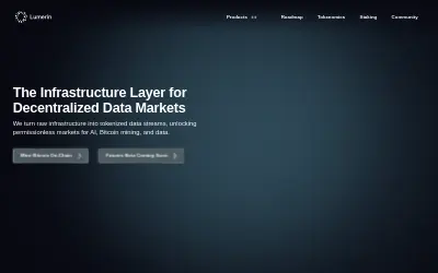 Website screenshot of Lumerin (2026-05-31)
