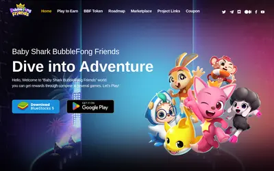 Website screenshot of Bubblefong (2026-05-21)