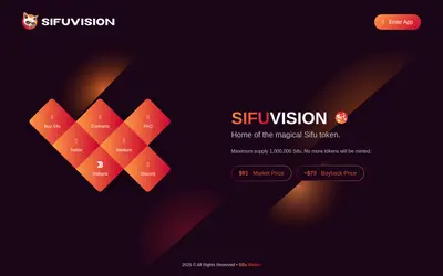 Website screenshot of Sifu Vision (2026-05-22)