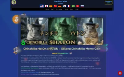 Website screenshot of Chinchilla Haton (2026-05-24)