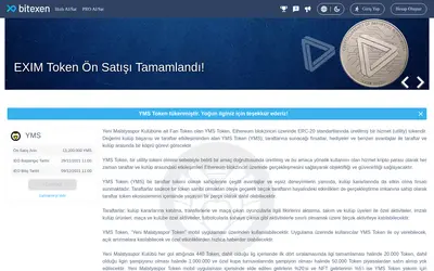 Website screenshot of Yeni Malatyaspor Token (2026-05-21)
