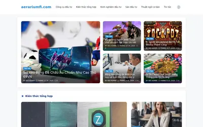 Website screenshot of Aerarium Fi (2026-05-21)