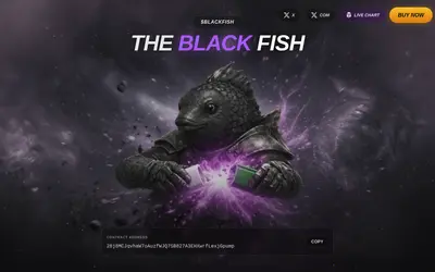 Website screenshot of The Black Fish (2026-05-21)