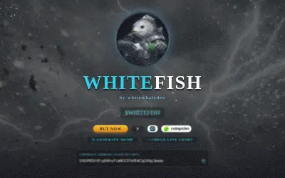 Website screenshot of The White Fish (2026-05-24)