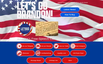 Website screenshot of Lets Go Brandon (2026-04-25)
