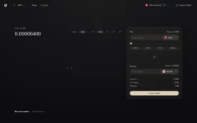 Website screenshot of Canary Dollar (2026-05-24)