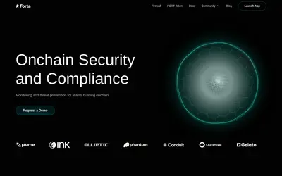 Website screenshot of Forta (2026-04-26)