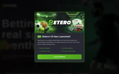 Website screenshot of Betero (2026-04-25)