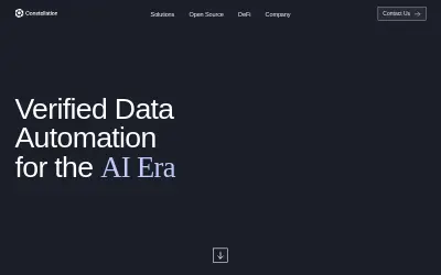 Website screenshot of Constellation (2026-05-23)
