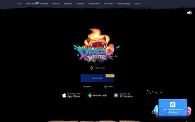 Website screenshot of DracooMaster (2026-04-24)