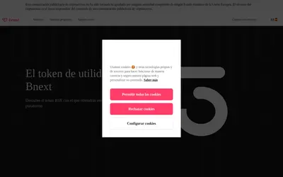 Website screenshot of Bnext B3X (2026-05-20)