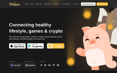 Website screenshot of Walken (2026-05-22)