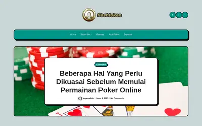 Website screenshot of Flash Token (2026-04-20)