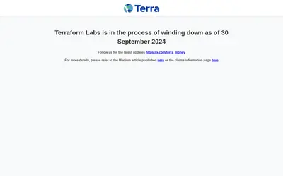 Website screenshot of Terra (2026-05-21)