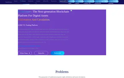 Website screenshot of HashCoin (2026-04-26)