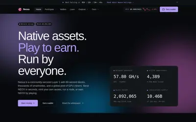Website screenshot of Neoxa (2026-05-20)